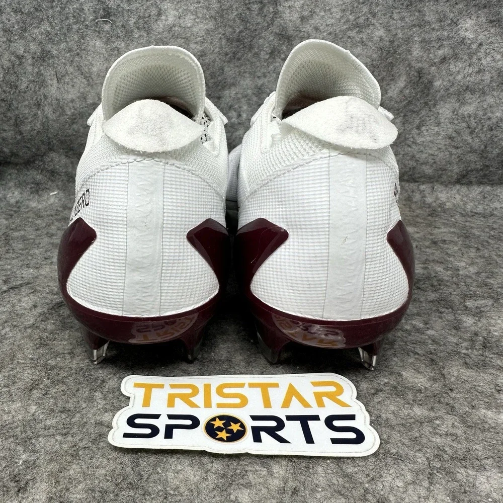 Adidas Adizero Electric Football Cleats Mens Size 7.5 White Team Maroon IE4376
